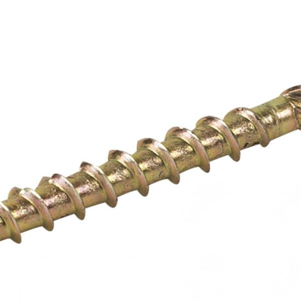 Шуруп конструкционный потайная головка желтый цинк со шлицем TORX